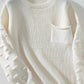 CWOSWL2882_SOLID POCKET PULLOVER KNIT SWEATER