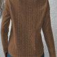 CWTBLL2478_CREW-NECK LONG SLEEVE JACQUARD LACE TOP
