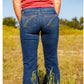 Brown/Green ombré  Long 7U300C49 Jeans Women’s Trousers  Long (EXCHANGE ONLY) 7 for all Mankind longer inseam Boxford 1W7