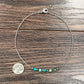 736308, Handmade 15" 7mm Gemstone Necklace