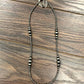 734041, Handmade 22" Clustered Navajo Bead Necklace