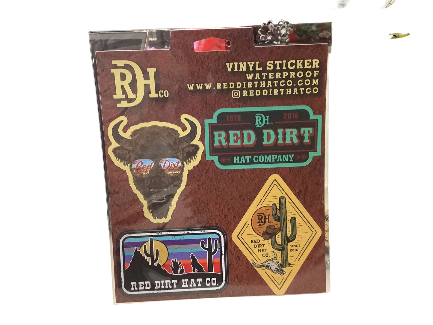 Accessories Red Dirt Vinyl Sticker Pack RDHC-Vintage,Aztec