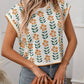 SW1325 Knit Top with Floral Detail