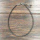 737963, 15" Handmade 4mm Polish Navajo Bead Necklace
