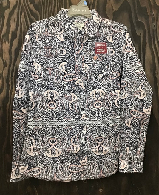 Shirt Women’s Ariat Kirby Long Sleeve Watercolor Paisley 10044951
