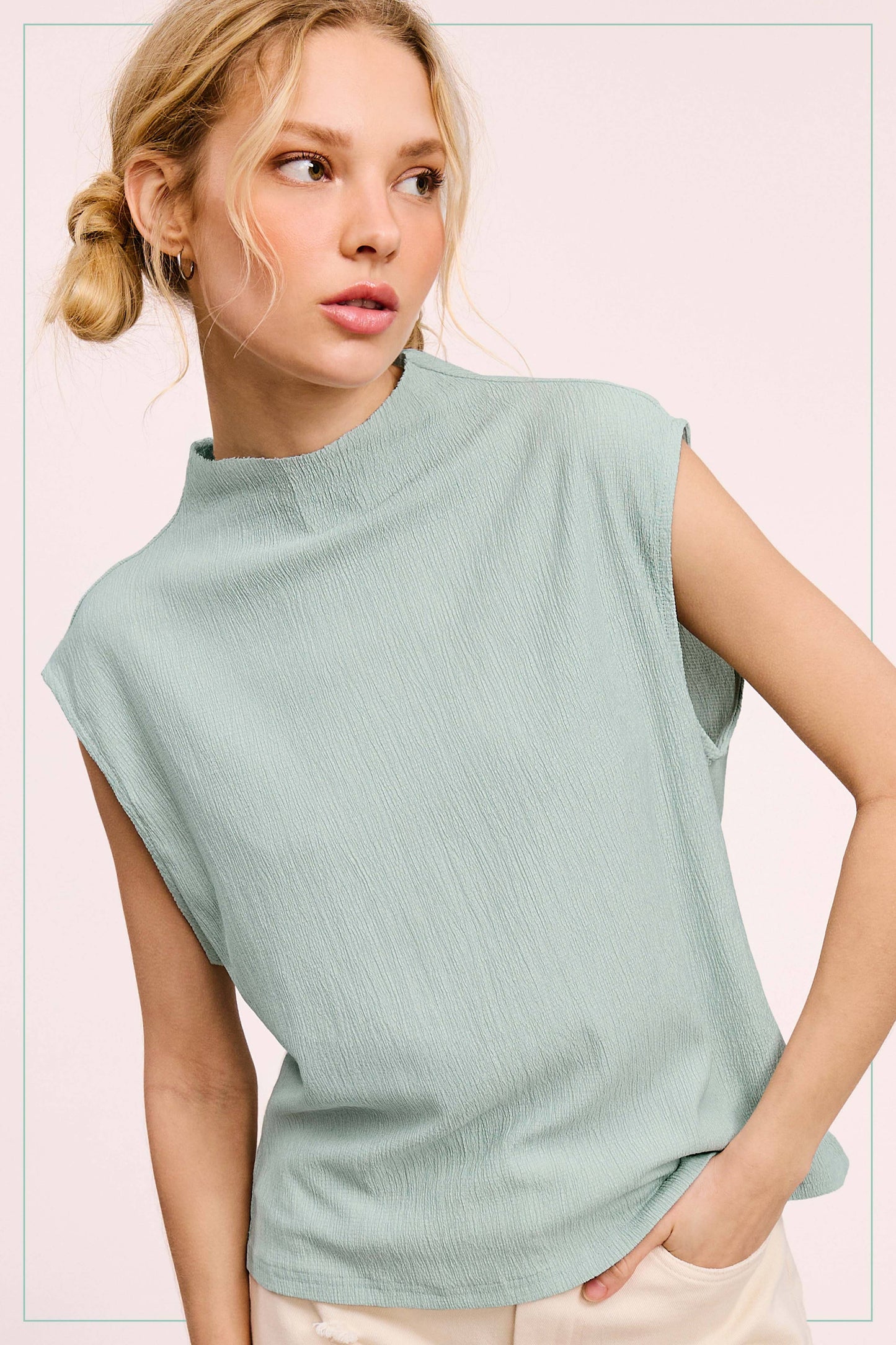 Crinkle Layer Top HCT7705