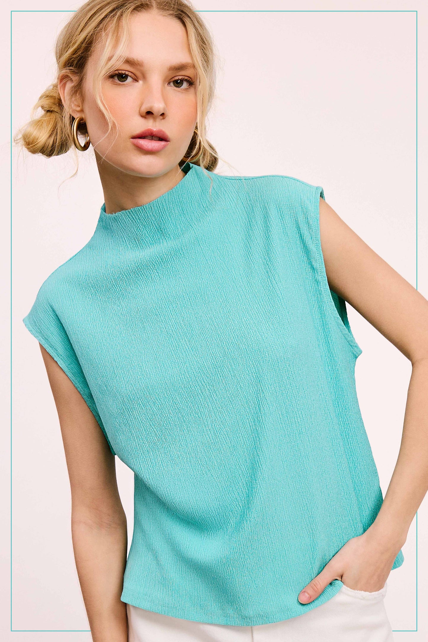 Crinkle Layer Top HCT7705