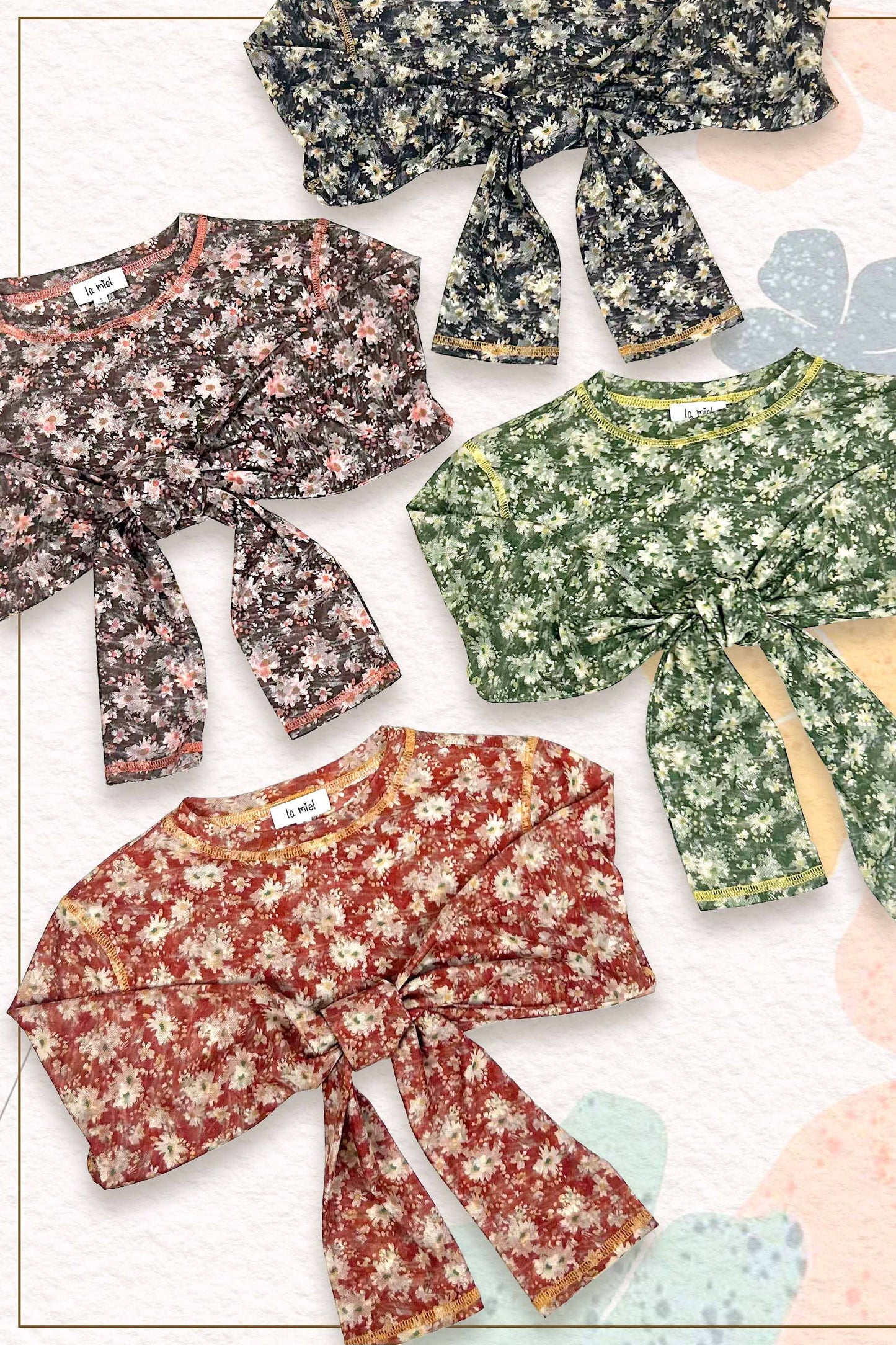 JCT7701-Floral Layer Top