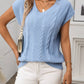 Shirts Women’s V-Neck Cable-Knit Top RCJW05285