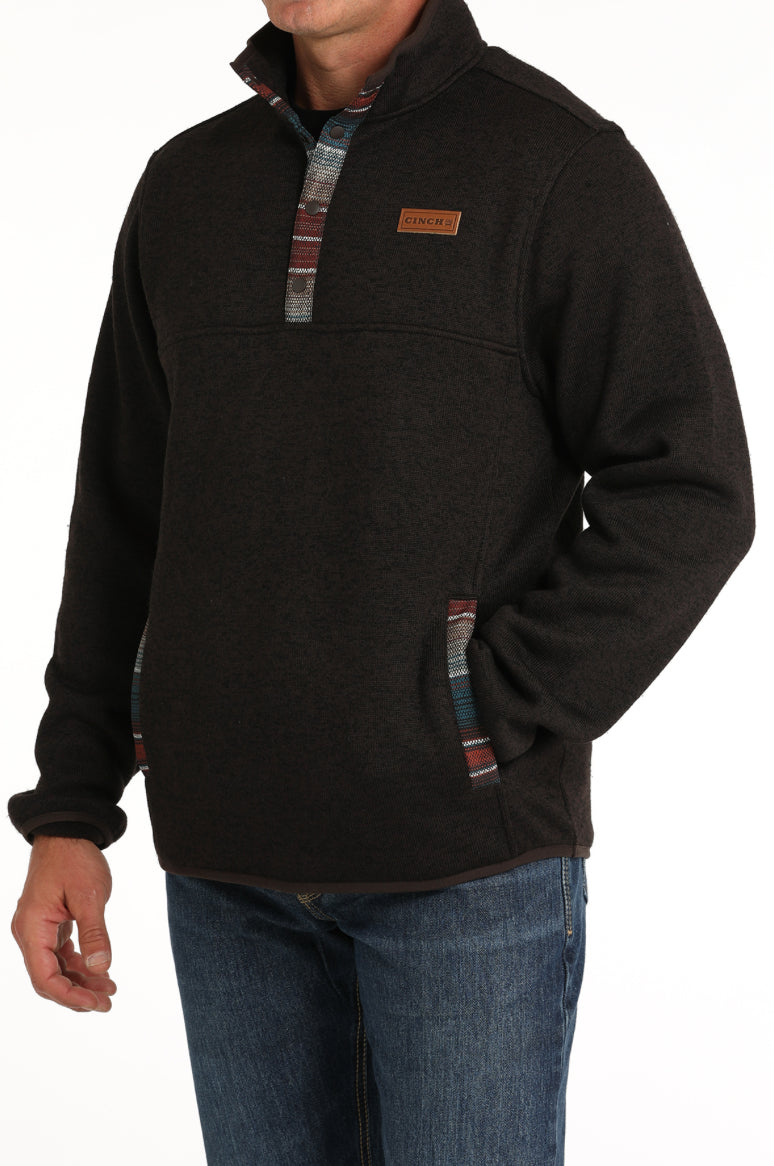 Outerwear Mens Cinch 1/4 Snap Pullover Sweater  MWK1534007