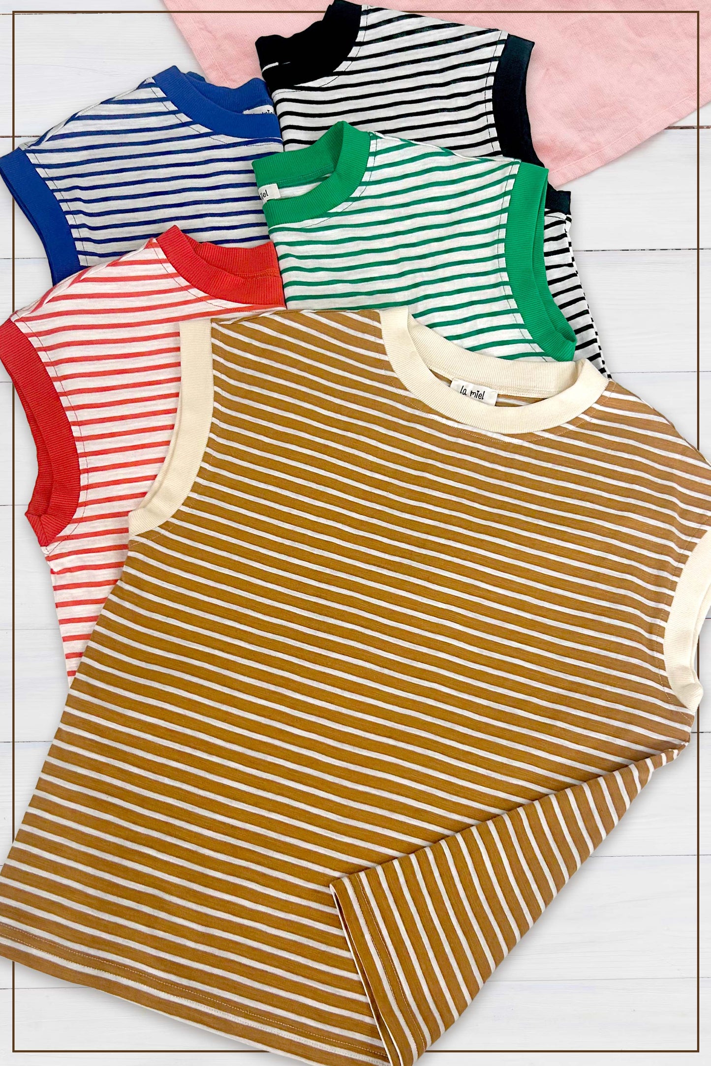 JDT7710 Shirts Women’s Nautical Cap Sleeve Striped Top 4th of july