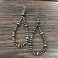 725238-1, 2.5" Handmade Navajo Bead Earrings