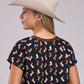 Shirts Women’s Roper  Short Sleeve Boot Print 03-039-0513-1203