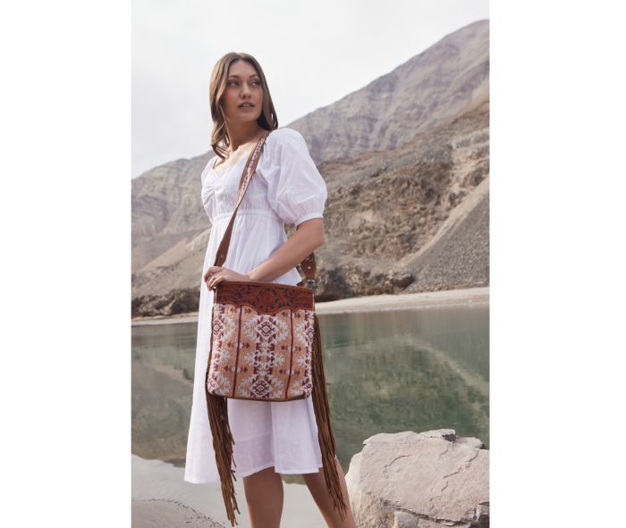 Purses Myra Bag Trial Hand-Tooled Bag S-5739