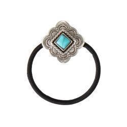 Accessories Women’s Flower Concho Hair Tie 30523