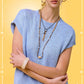 Outerwear Women’s Loose Fit Knit Sweater Vest JCS3598