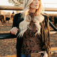 Shirts Women’s Long Sleeve Country Road Leather Top