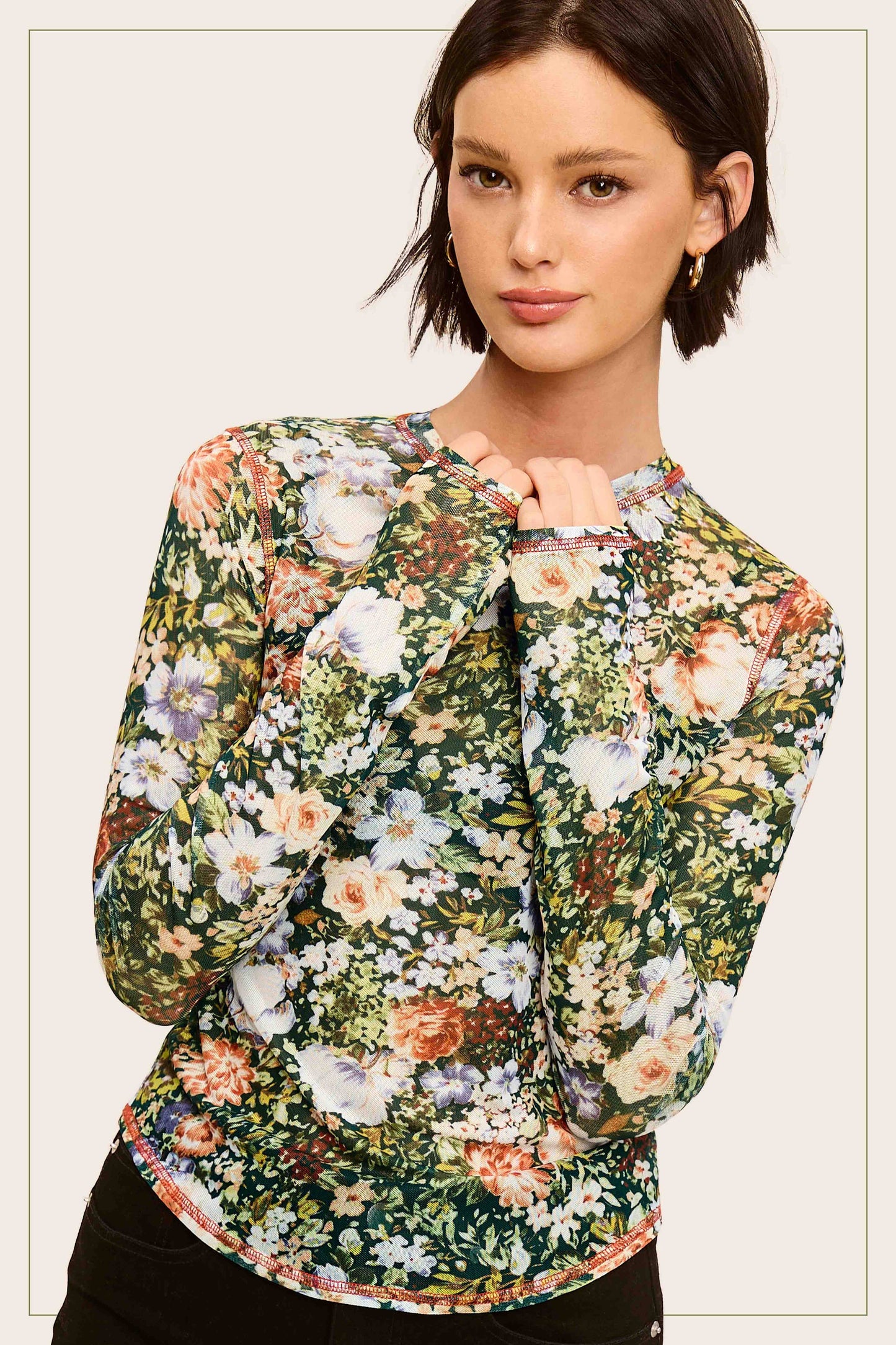 JCT7700-Floral Layer-Top