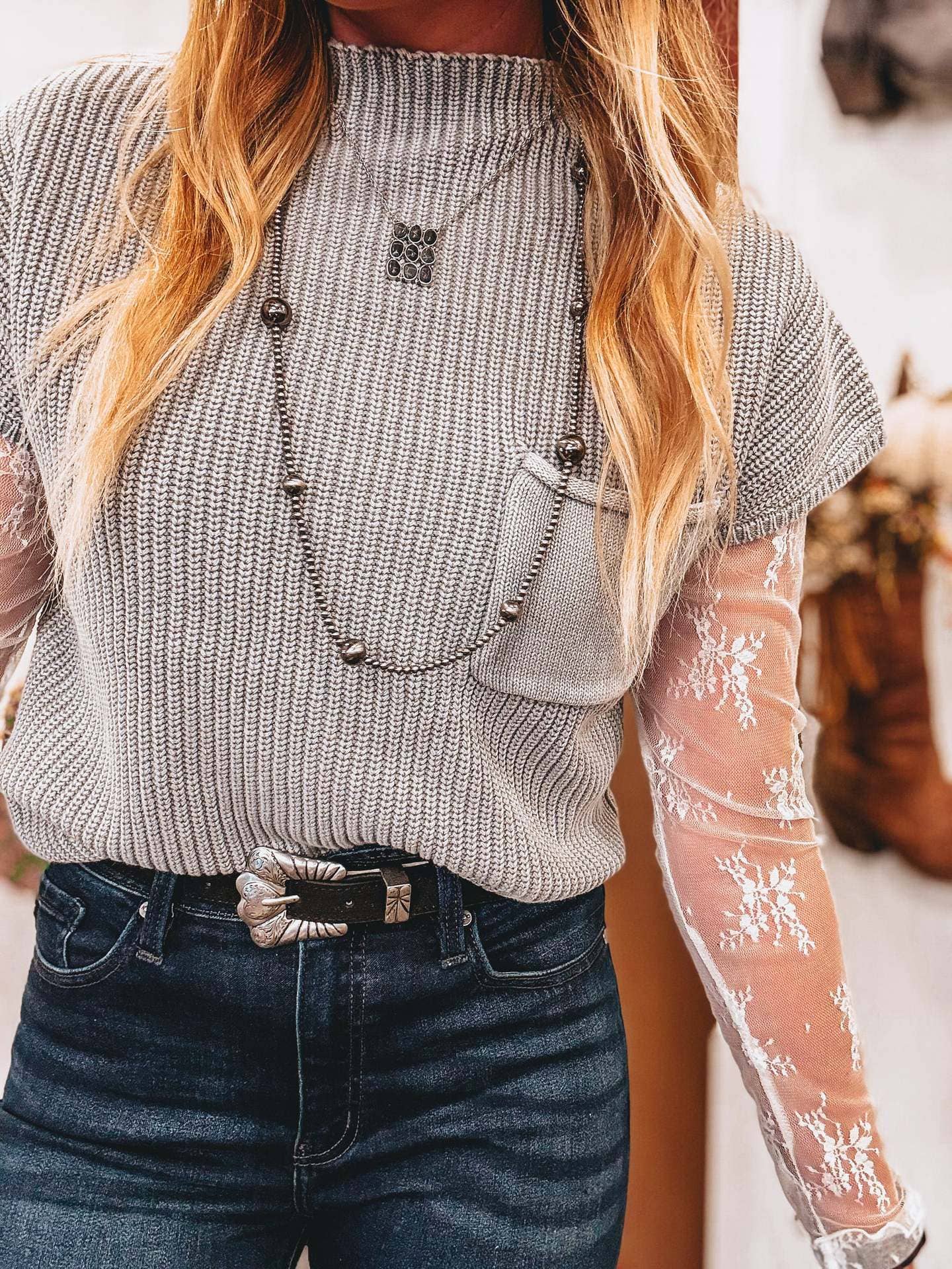 Women’s Outerwear  Pullover Sweater Vest RCJW04808