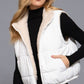 Reversible Fur Padding Vest J14045