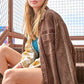 Outerwear Women’s Oversized Corduroy Button JKT1727