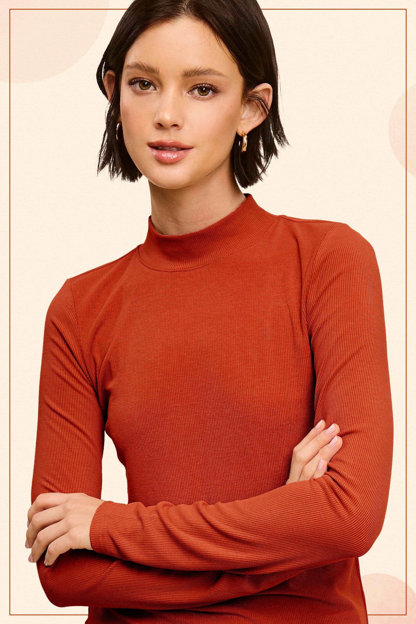 Ribbed Turtleneck MCT7699
