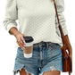 CWOSWL07861 PUFFER CABLE KNIT SWEATSHIRT outerwear women’s