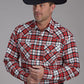 Shirts Mens Roper Plaid Flannel Pearl Snap Assorted 03-001-0522-1700AS