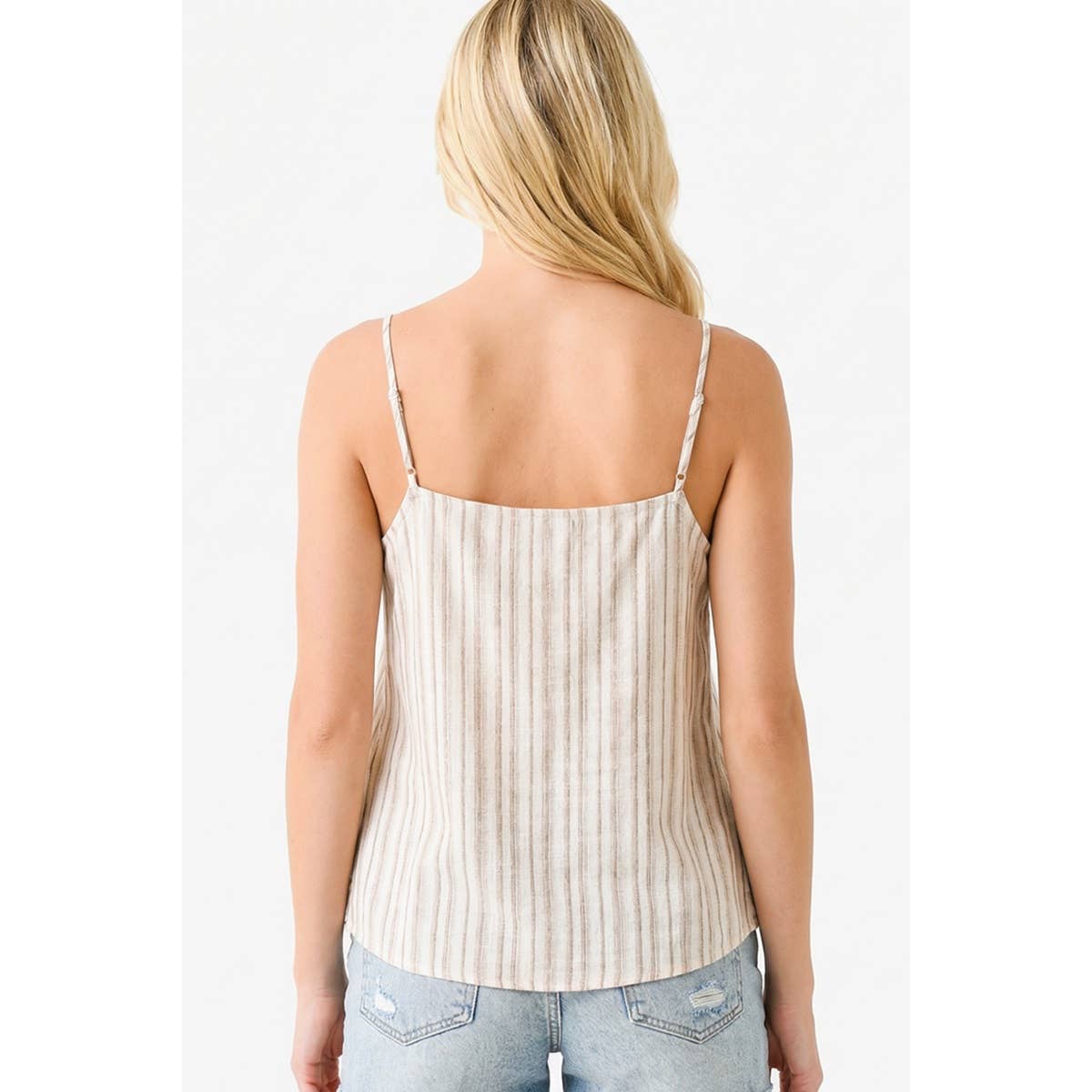 Tops Women’s YARN DYE STRIPED TANK TOP 20957B