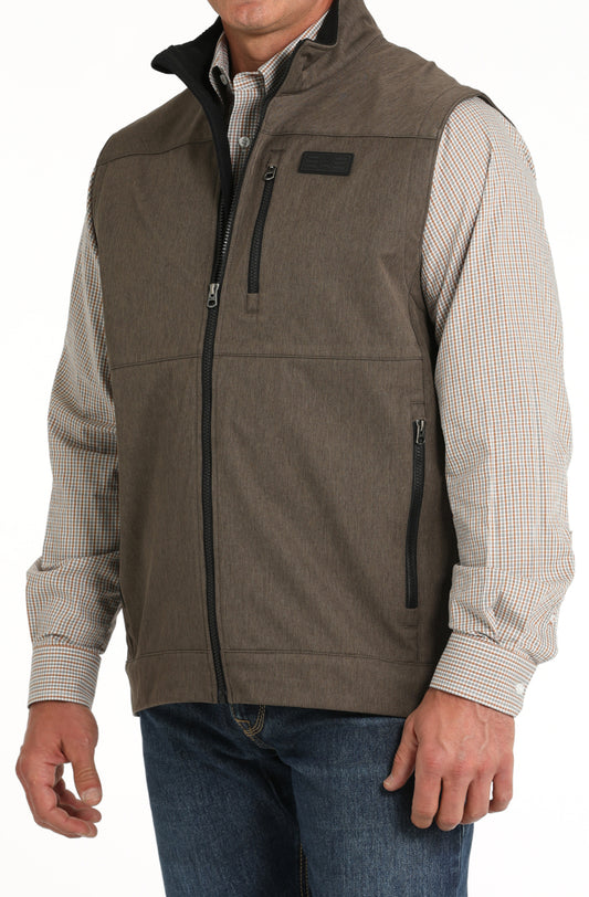 Outerwear Mens Cinch Bonded Vest Brown MW1515020