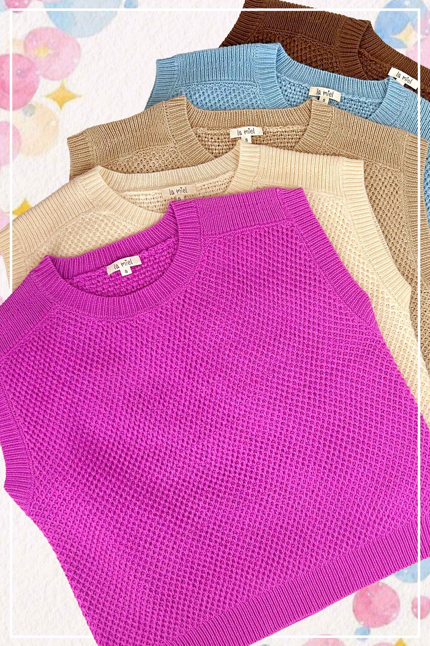 Knit Sweater Vest HDS3602 Outerwear Women’s