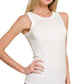 Ribbed Round Neck Tank Top 8491Y