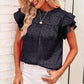 Shirts Women’s Polka Dot Ruffle Blouse RCWJ04176