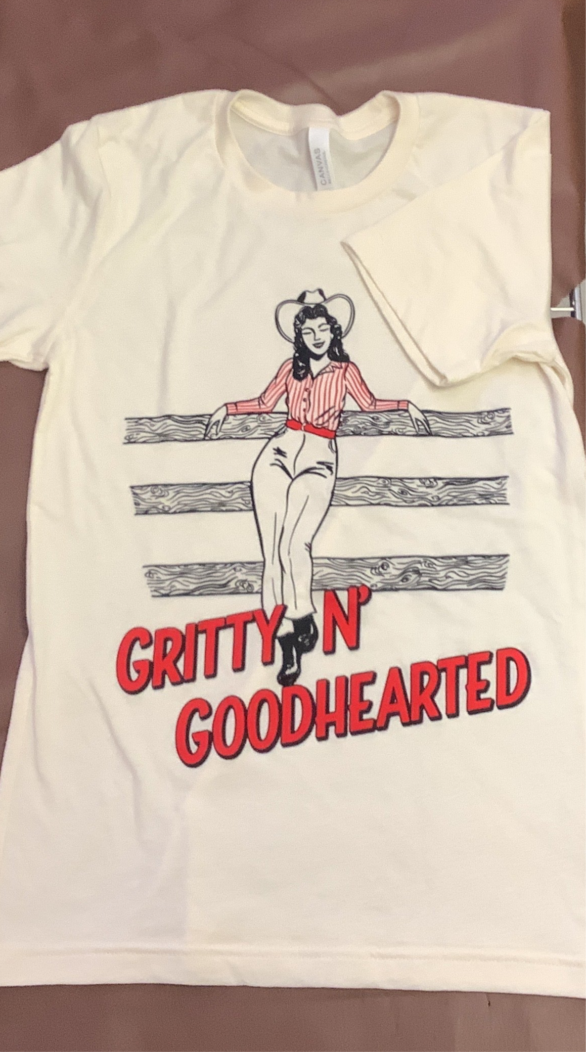 Shirts Women’s Short Sleeve Tee  Gritty N Goodhearted WWW00014