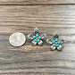 Floral Turquoise  Earrings 726402