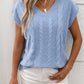 Shirts Women’s V-Neck Cable-Knit Top RCJW05285