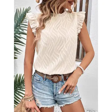 Shirts Women’s Sleeveless Blouse Cream W20507118