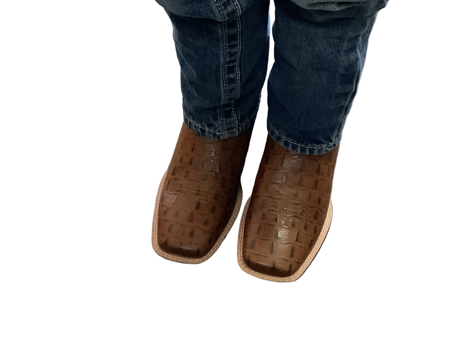 Boots Kids Ariat Knox Brown Croc Print 10074192