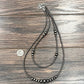 739389, Handmade 26" Polish Navajo Bead Necklace