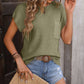 Women’s Shirts Short Sleeve Knit Tee RCJY00299
