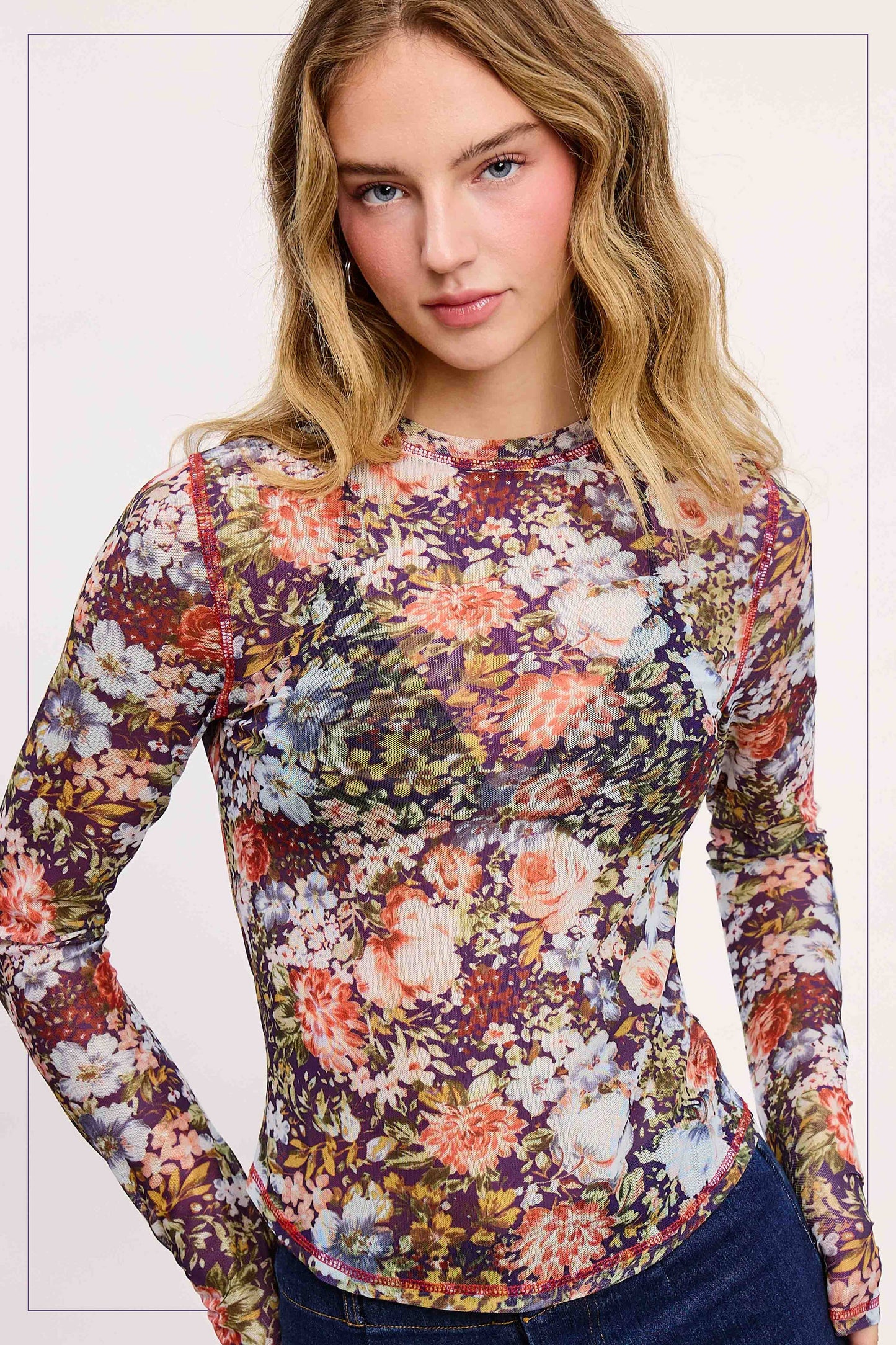 JCT7700-Floral Layer-Top