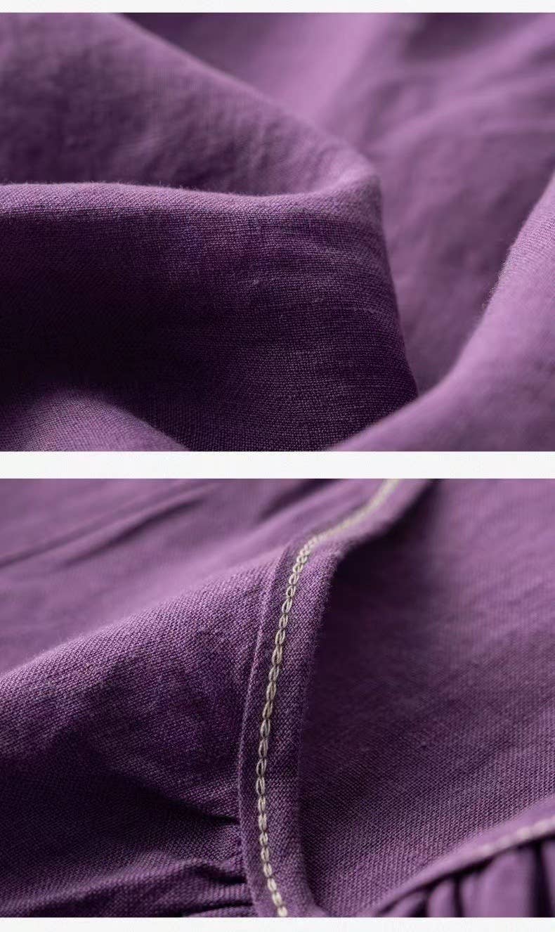TO1185 Cotton Linen Camisole Tank Top
