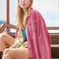 Outerwear Women’s Oversized Corduroy Button JKT1727