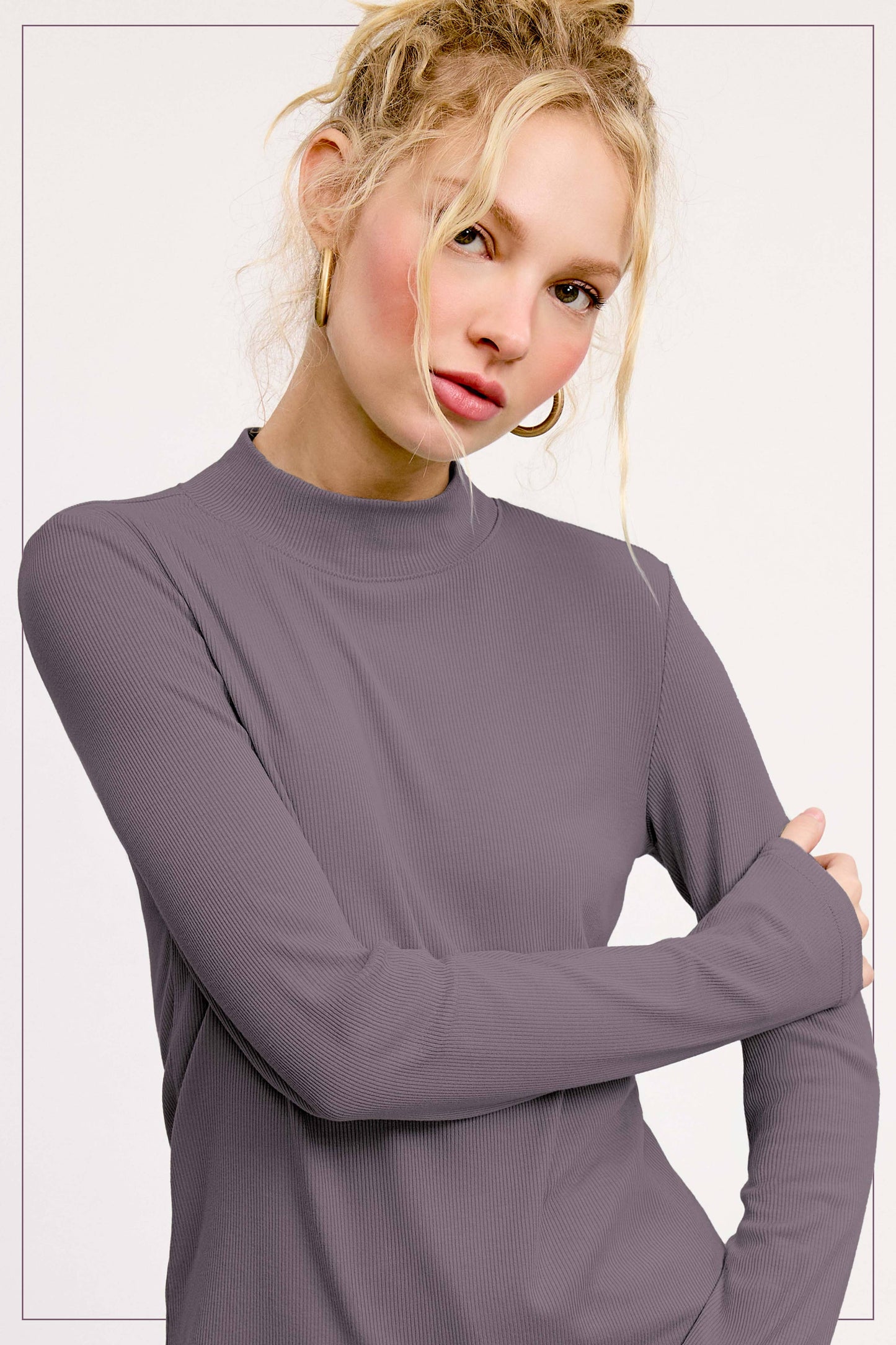 Ribbed Turtleneck MCT7699