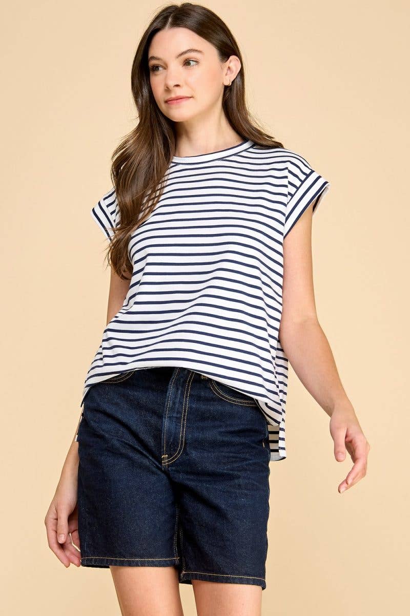 T1592 Striped Top