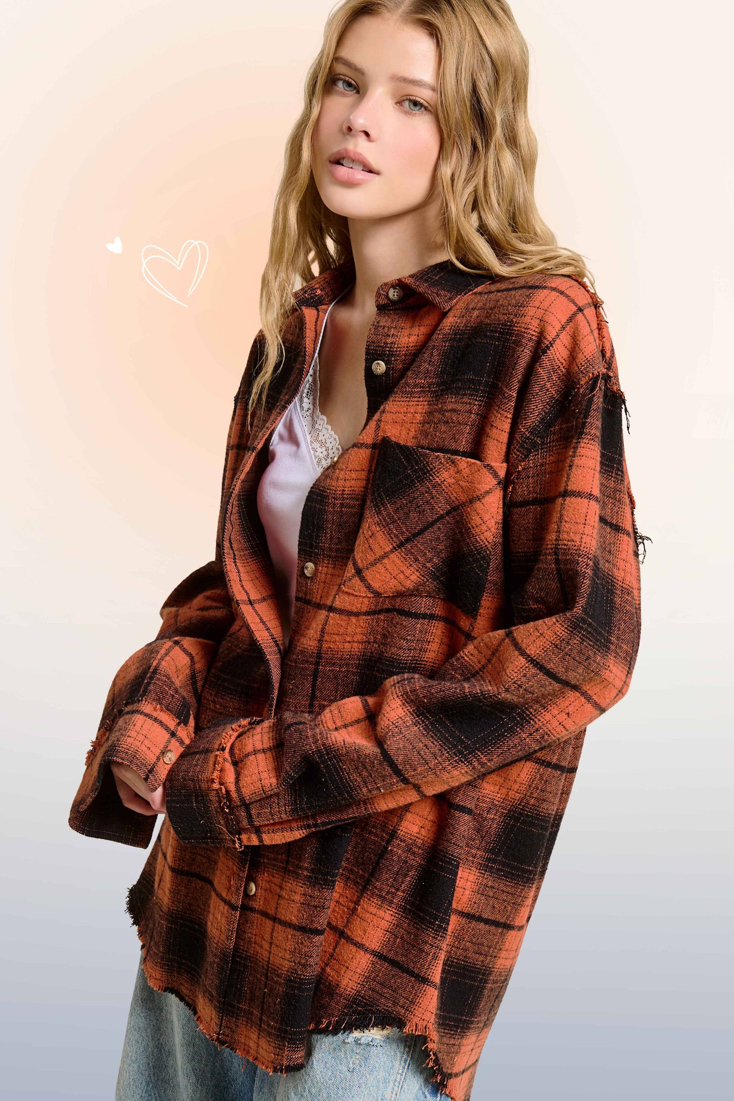 Outerwear Women’s Mineral Washed Button Down SRT1370