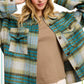 Outerwear Plaid Soft Brushed Button Down Jacket JKT1791