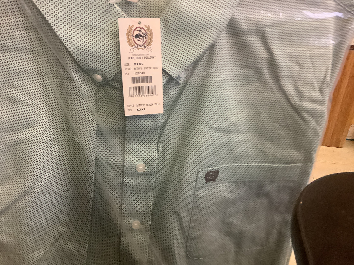 Shirts Men’s Cinch Short Sleeve Classic Fit MTW111512X