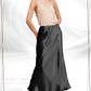 JDP4232-Dressy Satin Long Panel Silhouette Skirt