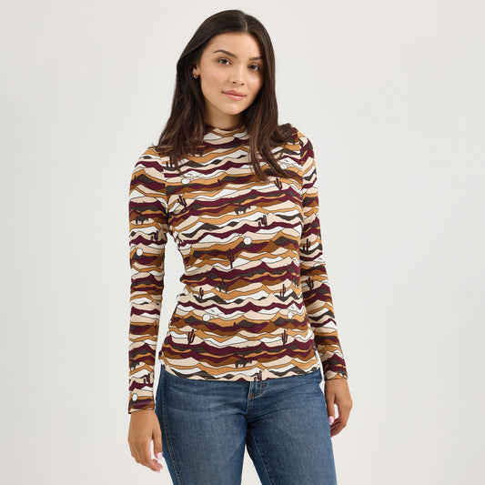 Shirts Women’s Wrangler Long Sleeve Knit 112367393